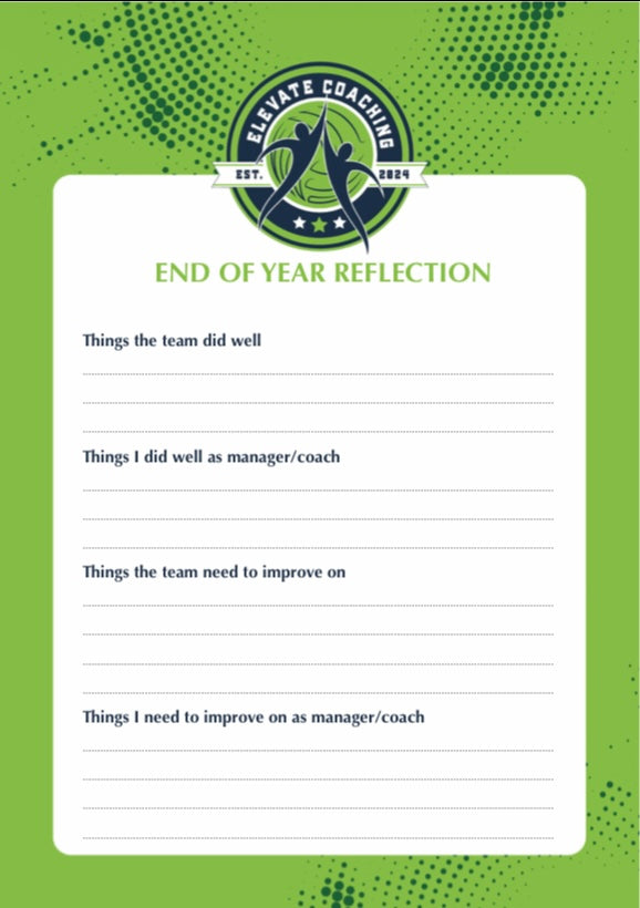 Soccer Yearly Training Planner